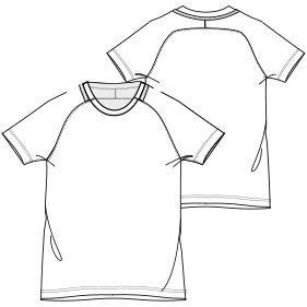 Moldes de confeccion para DAMA Remeras Camiseta futbol 9457